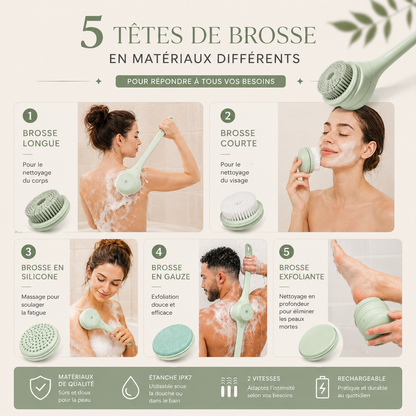 Brosse de Bain Électrique Lumsha 5 en 1